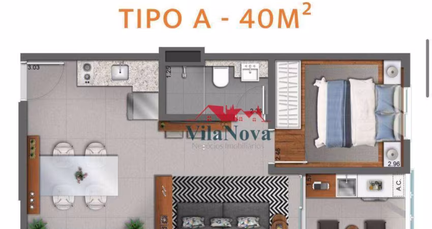 Studio à venda por R$ 480.000,00 - Cidade Nova I - Indaiatuba/SP