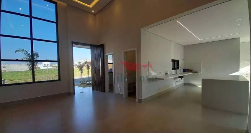 Excelente casa á venda no novíssimo cond. maria cândida com 3 suítes, escritório, piscina e 4 vagas - indaiatuba sp!
