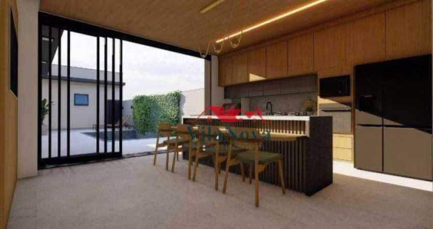 Casa com 3 dormitórios à venda, 220 m² por R$ 1.690.000,00 - Condomínio Piemonte - Indaiatuba/SP