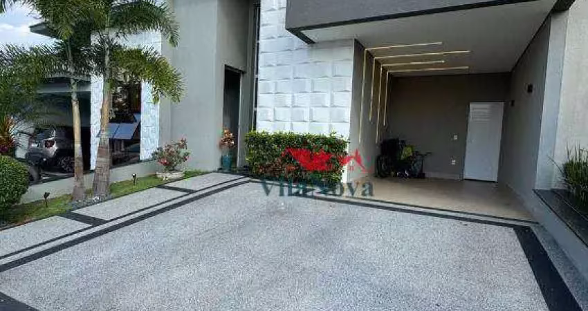 Vende-se bela casa com 3 quartos, sendo 1 suíte, área gourmet, planejados em todos os cômodos, piscina e 3 vagas - cond. mantova em indaiatuba - sp!