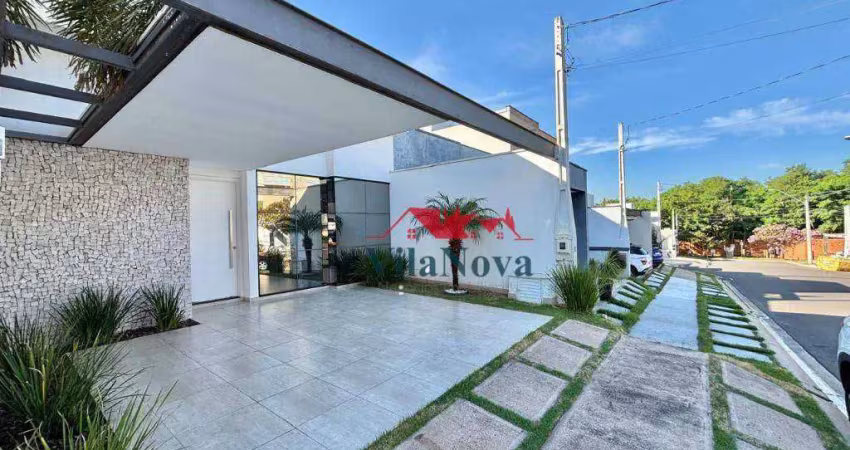 Casa com 3 dormitórios à venda, 105 m² por R$ 960.000 - Condomínio Montreal Residence - Indaiatuba/SP