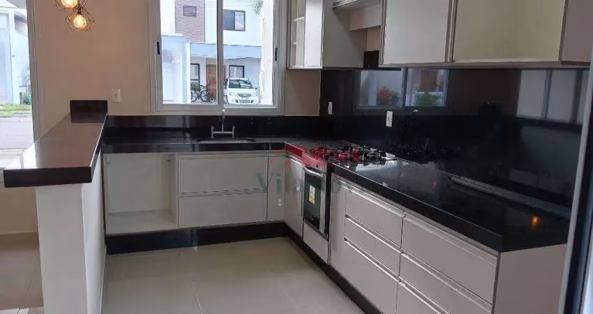 Casa com 3 dormitórios para alugar, 105 m² por R$ 5.372,98/mês - Jardim Park Real - Indaiatuba/SP
