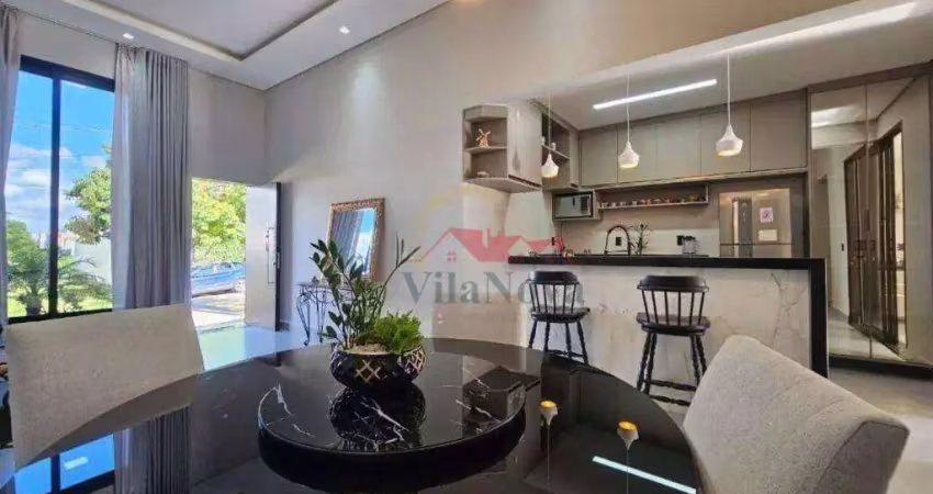 Casa com 3 dormitórios à venda, 163 m² por R$ 1.280.000,00 - Jardim Bréscia - Indaiatuba/SP