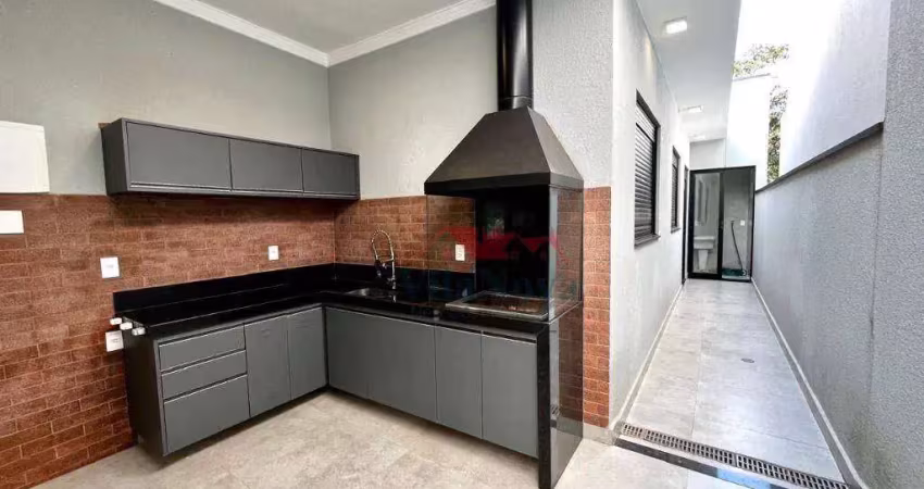 Casa com 3 dormitórios à venda, 105 m² por R$ 870.000,00 - Jardim Park Real - Indaiatuba/SP