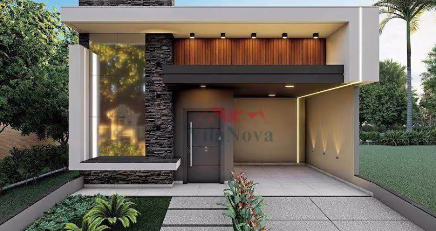 Casa com 3 dormitórios sendo 1 suíte à venda, 138 m² por r$ 1.250.000 - loteamento park gran reserve - indaiatuba/sp