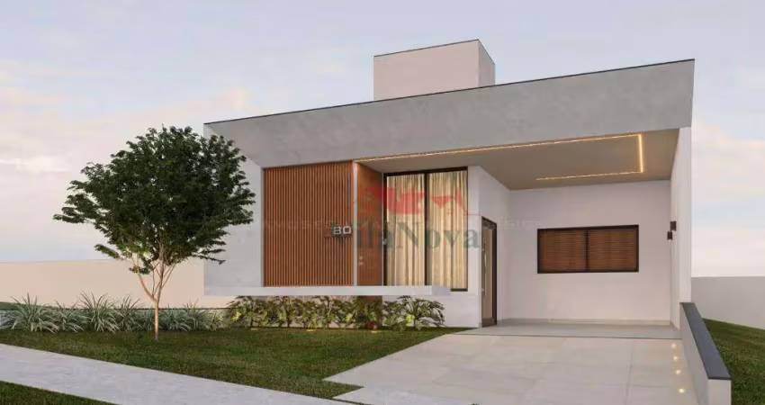 Casa térrea à venda com 3 suítes, escritório, lavabo, área gourmet e 2 vagas sendo 1 coberta no park gran reserve – indaiatuba/sp