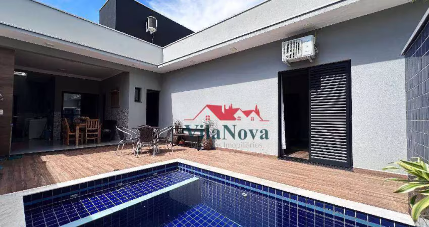 Casa com 3 dormitórios, 210 m² - venda por r$ 2.128.000,00 ou aluguel por r$ 13.240,00/mês - condomínio maria dulce - indaiatuba/sp