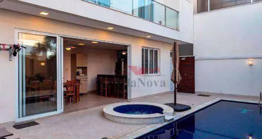 Casa com 4 dormitórios à venda, 290 m² por r$ 2.200.000,00 - jardim residencial maria dulce - indaiatuba/sp