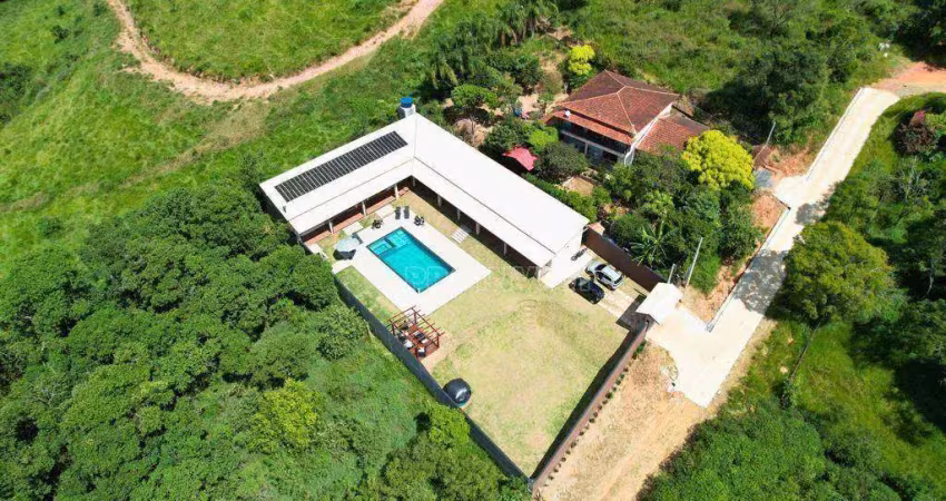Chácara com 4 dormitórios à venda, 1300 m² por r$ 1.190.000,00 - da cachoeira - ibiúna/sp