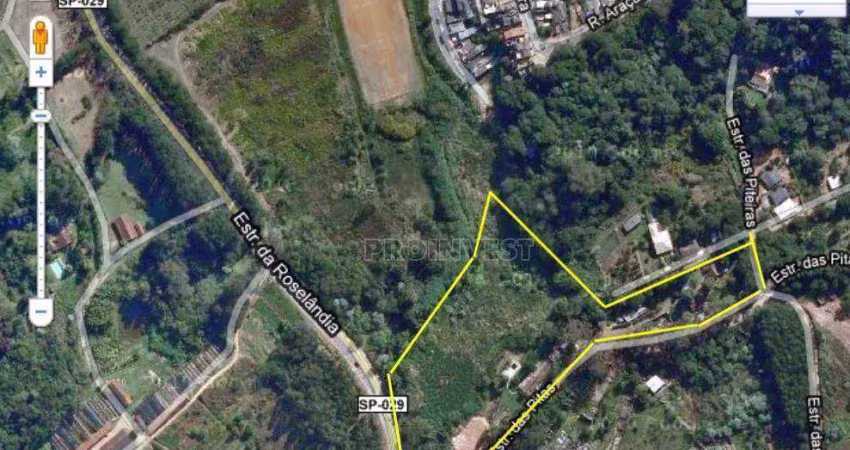 Área à venda, 22.750 m² por r$ 6.000.000,00 - em  cotia/sp possibilidade de construção de edifícios de até 22 andares