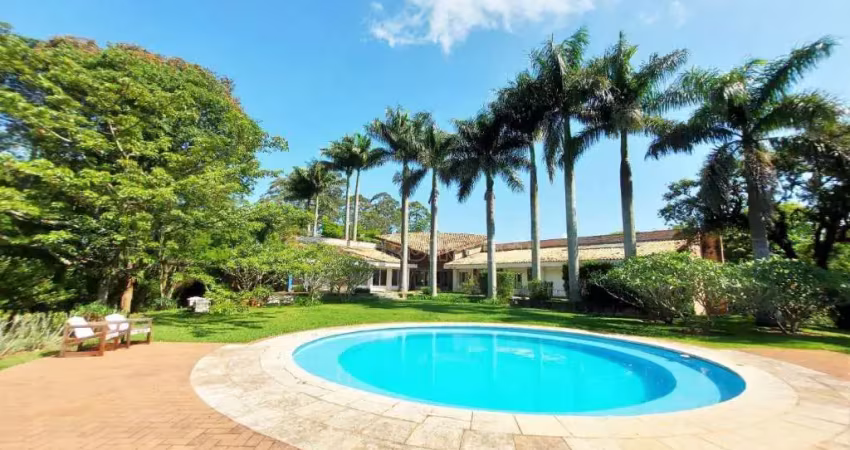Casa com 4 suítes, 516 m² - venda por r$ 3.800.000 ou aluguel por r$ 19.330/mês - granja viana - embu das artes/sp