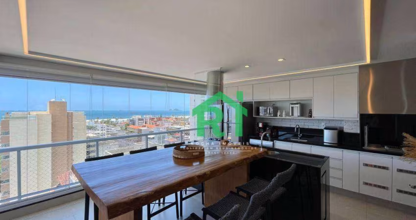 Apartamento Reformado, 3 Dormitórios (1 Suíte), 2 Vagas, Lazer, Enseada, Guarujá/SP