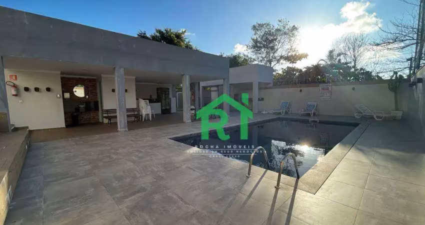 Apartamento na praia, 2 dormitórios (1 suíte), 1 vaga, lazer completo astúrias, guarujá/sp