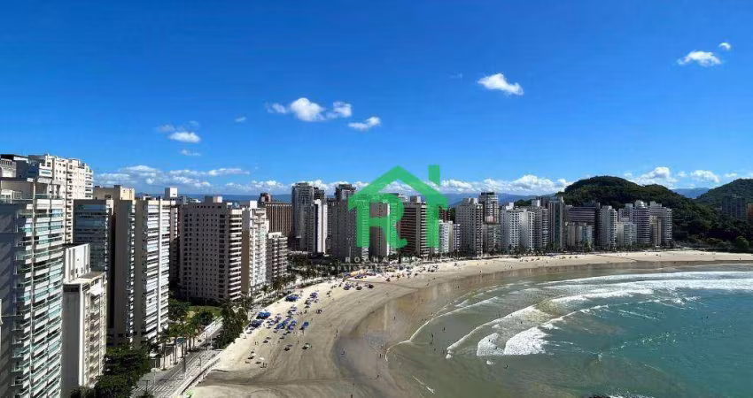 Apartamento Frente Mar, 2 Suítes, 2 Vagas, Área de Lazer, Jardim Astúrias, Guarujá/SP