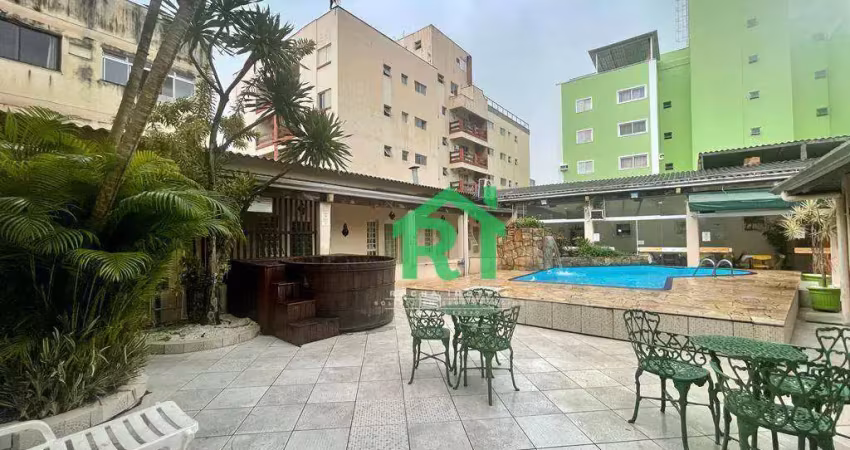 Pousada na praia da enseada, 20 suítes, 20 vagas, oportunidade em funcionamento, lazer, guarujá/sp