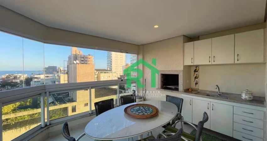 Apartamento Reformado, 3 dormitórios 3( suítes), 2 vagas, Lazer Enseada, Guarujá/SP