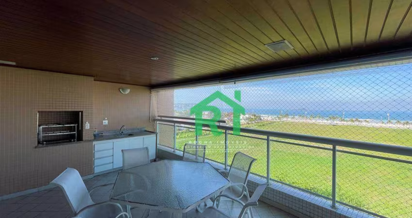 Apartamento Beira Mar, 4 Dormitórios (4 Suítes), 4 Vagas, Área de Lazer, Enseada, Guarujá/SP