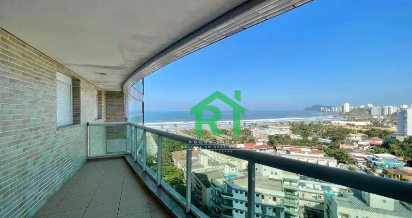 Apartamento Beira Mar, 3 Dormitórios (1 Suíte), 2 Vagas, Área de Lazer, Enseada, Guarujá/SP