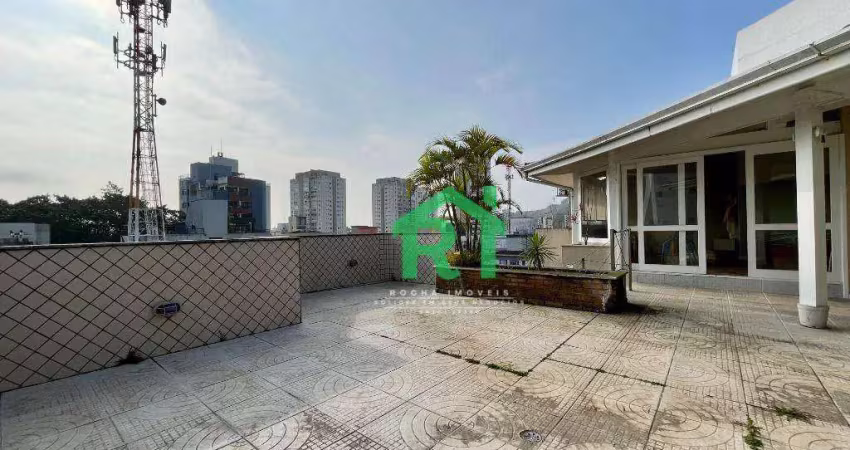 Cobertura com 4 quartos (2 suítes), 1 vaga à venda no tombo, guarujá