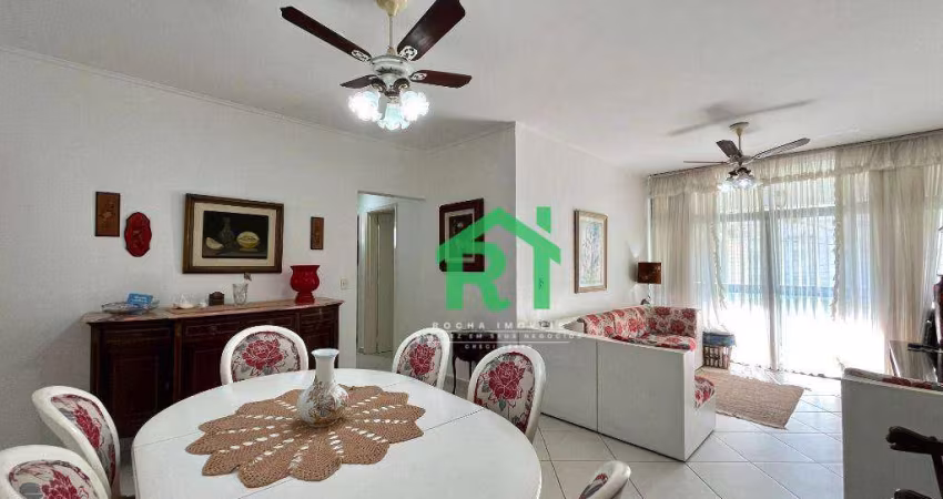 Apartamento com 3 dormitórios, 100 m² - venda por R$ 650.000,00 ou aluguel por R$ 4.700,00/mês - Tombo - Guarujá/SP