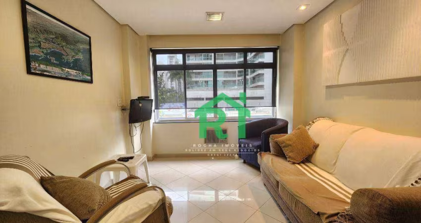 Apartamento Moderno, Reformado, 1 Dormitório, 1 Vaga de Garagem, Pitangueiras, Guarujá/SP
