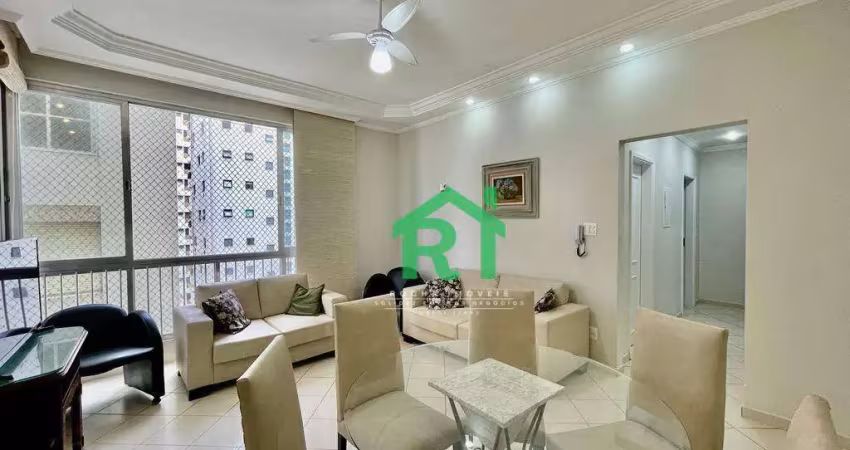 Apartamento com 3 dormitórios à venda, 120 m² por r$ 460.000,00 - pitangueiras - guarujá/sp