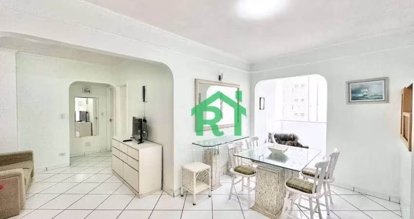 Apartamento com 2 dormitórios à venda, 70 m² por r$ 460.000,00 - pitangueiras - guarujá/sp