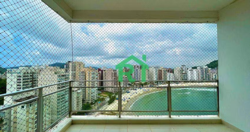 Apartamento Frente Mar, 2 Dormitórios (1 suíte), 1 Vaga, Área de Lazer, Jardim Astúrias, Guarujá/SP