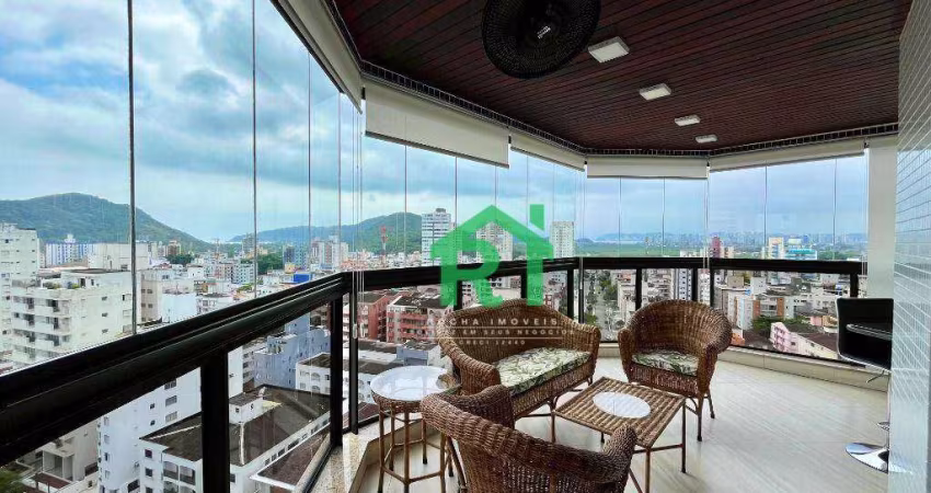 Apartamento Reformado, 3 dormitórios, 1 vaga, Lazer, Jardim Astúrias - Guarujá/SP