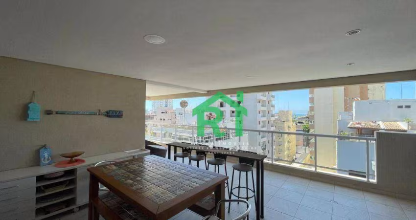 Apartamento Reformado, 3 Dormitórios (1 Suíte), 2 Vagas, Lazer- Enseada, Guarujá/SP