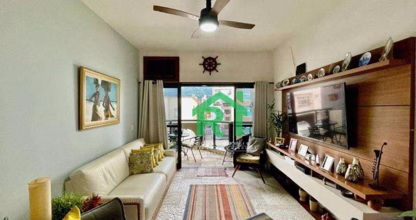 Apartamento Com Sacada, 3 Dormitórios (1 Suíte), 1 Vaga, Enseada, Guarujá/SP
