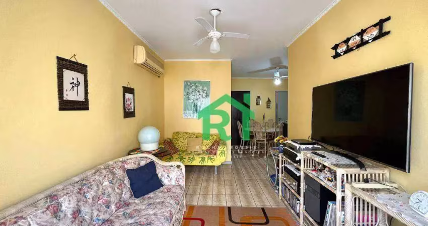 Apartamento com 3 dormitórios (2 suítes), 1 vaga, jardim astúrias, guarujá/sp