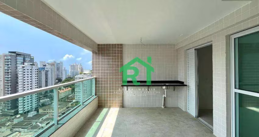 Apartamento com 3 dormitórios à venda, 86 m² por r$ 1.050.000,00 - jardim astúrias - guarujá/sp