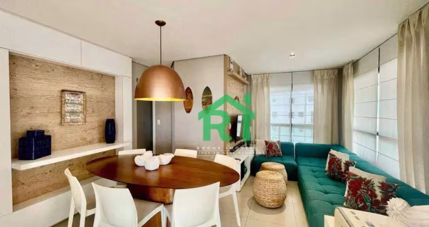 Cobertura Penthouse, 2 Dormitórios (1 Suíte), 2 Vagas, Área de Lazer, Pitangueiras, Guarujá/SP