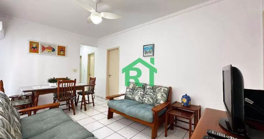 Apartamento com 2 dormitórios à venda, 70 m² por r$ 425.000,00 - pitangueiras - guarujá/sp