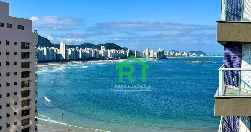 Apartamento à venda na Praia das Astúrias I Rocha Imóveis Guarujá.