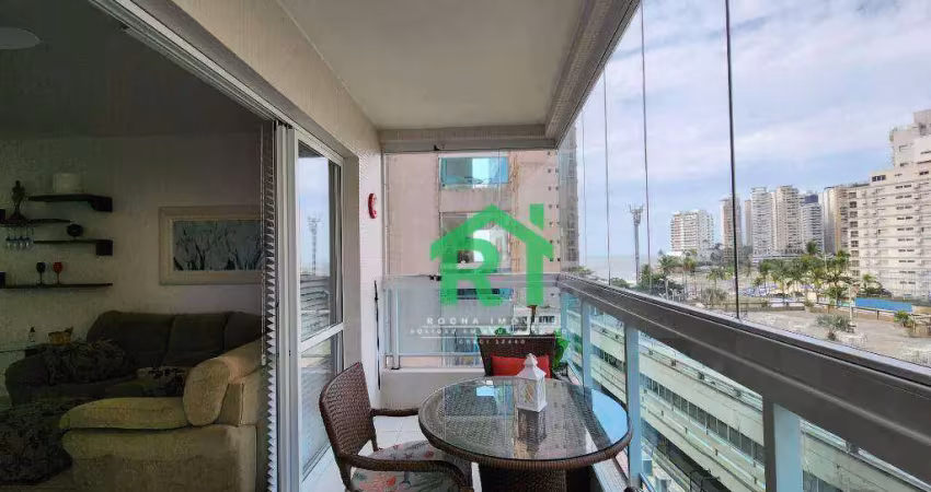 Apartamento com 2 dormitórios à venda, 78 m² por r$ 850.000,00 - jardim astúrias - guarujá/sp