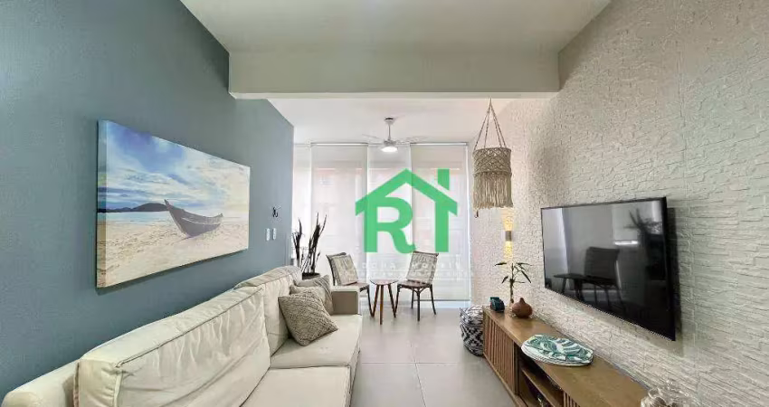 Apartamento com 2 quartos (2 suítes), 1 vaga à venda em jardim astúrias, guarujá