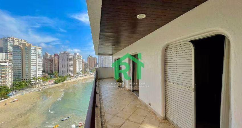 Apartamento Frente Mar, 3 Dormitórios (1 Suíte), 1 Vaga, Área de Lazer, Jardim Astúrias, Guarujá/SP