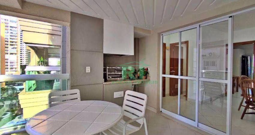 Apartamento com 3 dormitórios, 150 m² - venda por R$ 1.430.000,00 ou aluguel por R$ 8.800,00/mês - Jardim Astúrias - Guarujá/SP