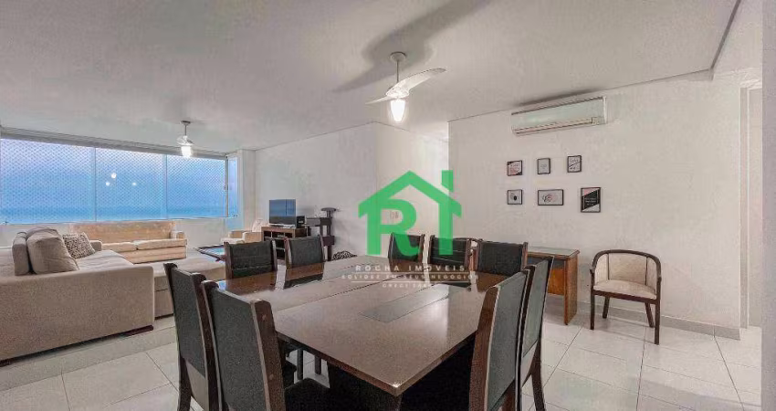 Apartamento Frente ao Mar, 4 dormitórios, 122 m² e 1 vaga - venda por R$ 1.200.000 ou aluguel por R$ 8.500/mês - Praia de Pitangueiras - Guarujá/SP