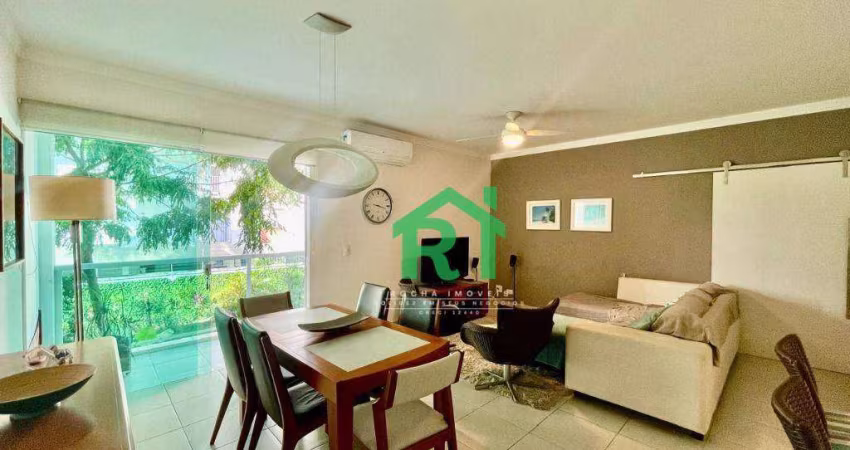Apartamento Reformado 3 dormitórios,(1 suíte) 2 vagas, Churrasqueira, Enseada - Guarujá/SP