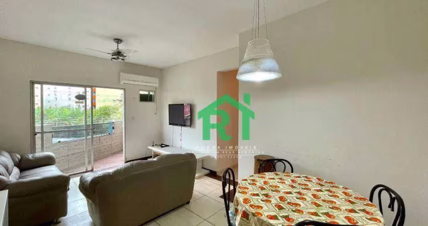 Apartamento com 2 dormitórios à venda, 73 m² por r$ 520.000,00 - tombo - guarujá/sp