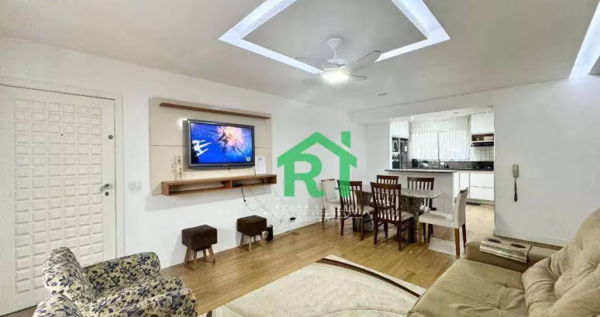 Apartamento 3 quartos (1 suíte), 2 vagas. venda, 120m² r$640.000 - pitangueiras - guarujá/sp