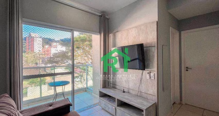 Apartamento 2 dormitórios, lazer completo, 58m². Venda R$410.000 Locação R$3.000/mês - Enseada - Guarujá/SP