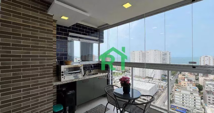 Apartamento com 2 dormitórios à venda, 67 m² por r$ 730.000,00 - enseada - guarujá/sp