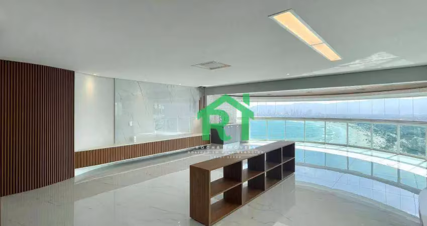 Apartamento Frente Mar, 4 Dormitórios (4 Suítes), 2 Vagas, Área de Lazer, Enseada, Guarujá/SP