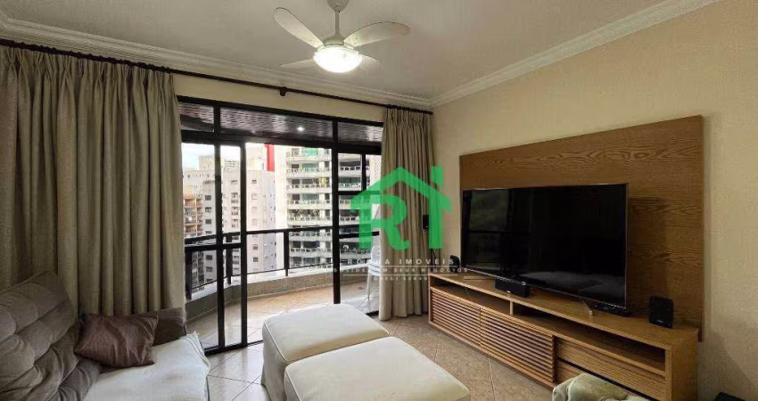 Apartamento com 3 dormitórios, 103 m² - venda por R$ 620.000,00 ou aluguel por R$ 4.800,00/mês - Pitangueiras - Guarujá/SP