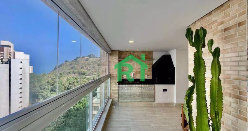 Apartamento beira-mar 2 quartos, lazer completo. venda, 88m² r$800.000 – jardim astúrias - guarujá/sp