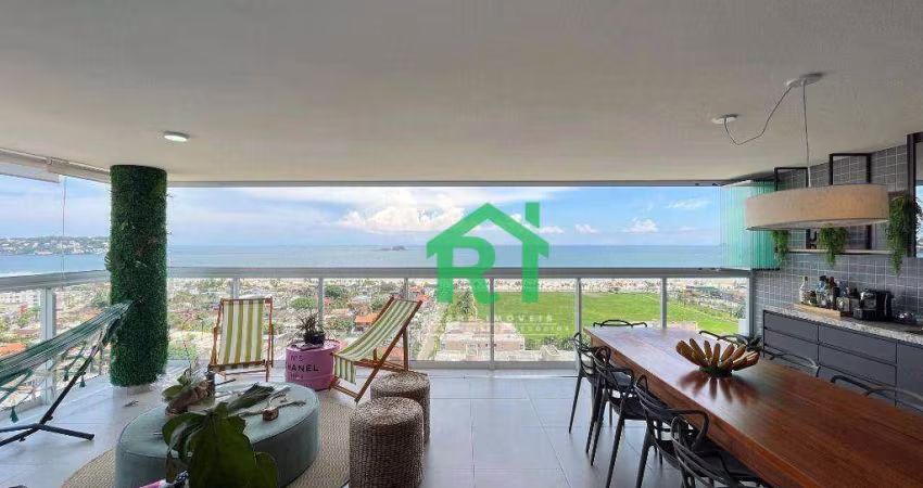 Apartamento com 3 dormitórios à venda, 100 m² por R$ 1.300.000,00 - Enseada - Guarujá/SP